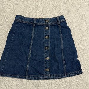 Jean skirts purchased from H&M